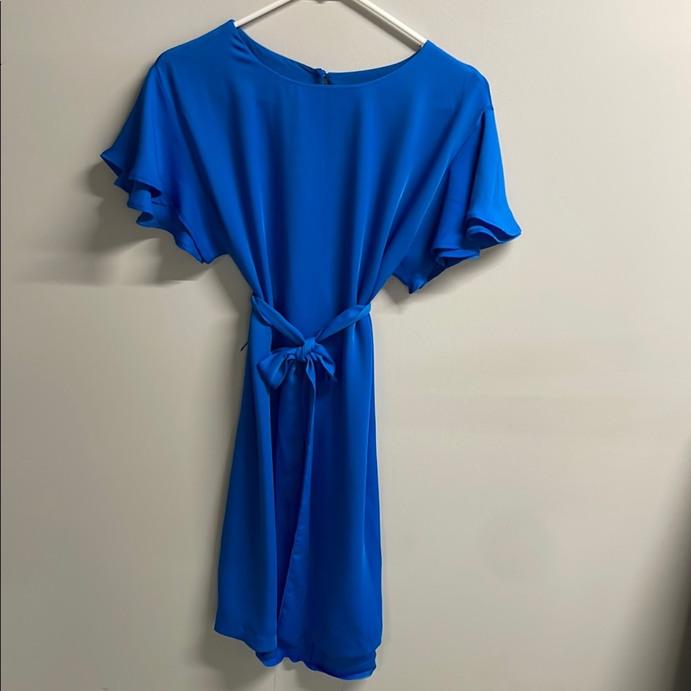 Elegant Blue Women's Dress